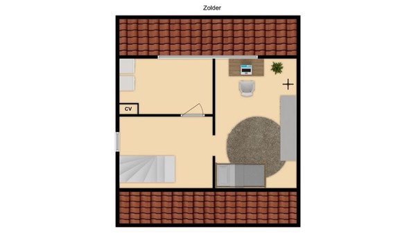 Floorplan - Vloedgraafstraat 27, 6467 EN Kerkrade